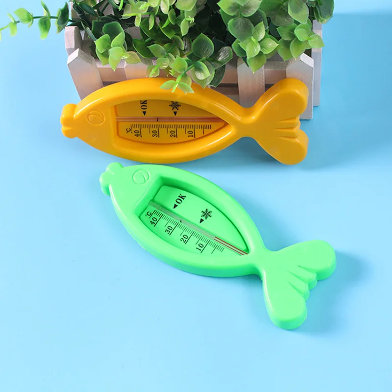 1Pc Water Thermometer Baby Bath Fish Shape Infants Toddler Shower Cartoon Floating Lovely Temperature Toy for Baby Care