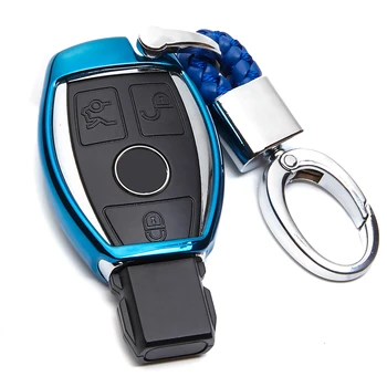 

TPU Car Key Cover For Mercedes Benz Accessories W210 W212 GLA W124 W204 ML W202 W203 W205 CLA AMG CLK Key Protection Case Ring