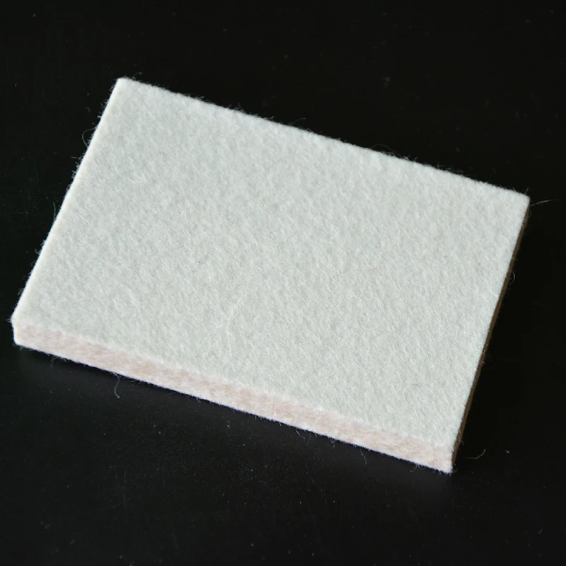 

EHDIS 1pc blank white soft wool squeegee can print your logo Wool Squeegee 10*7cm for Car Wrapping Vinyl Film Install Tool A50B