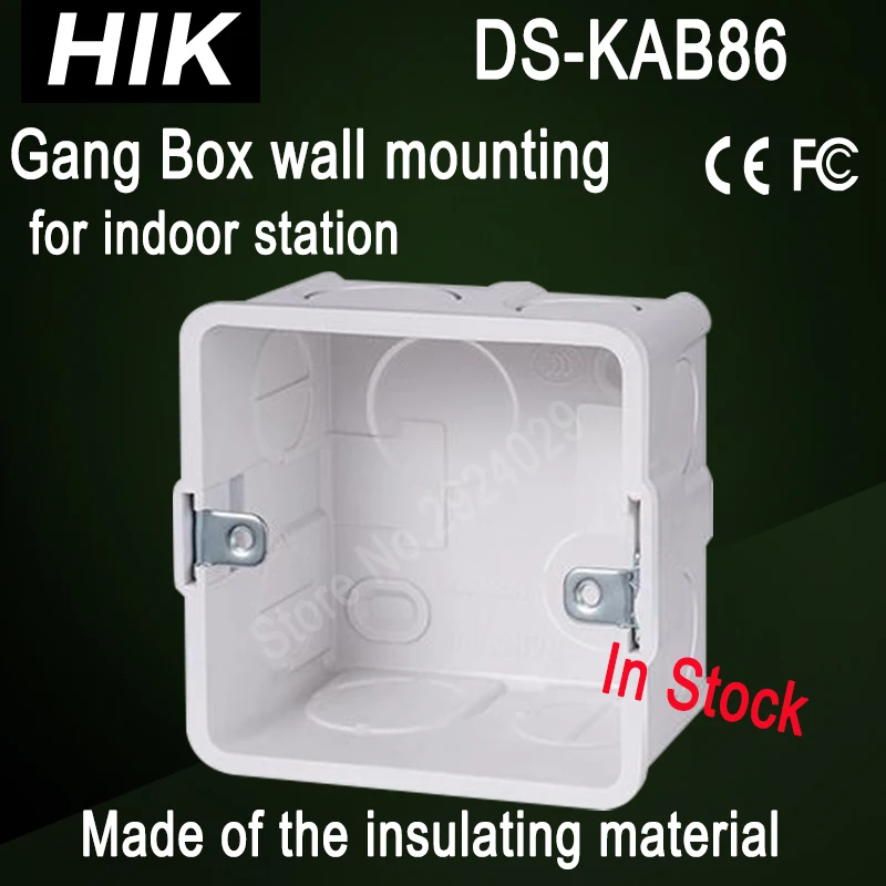 DS KAB86 Hikvision Video Accessories Gang Box for indoor