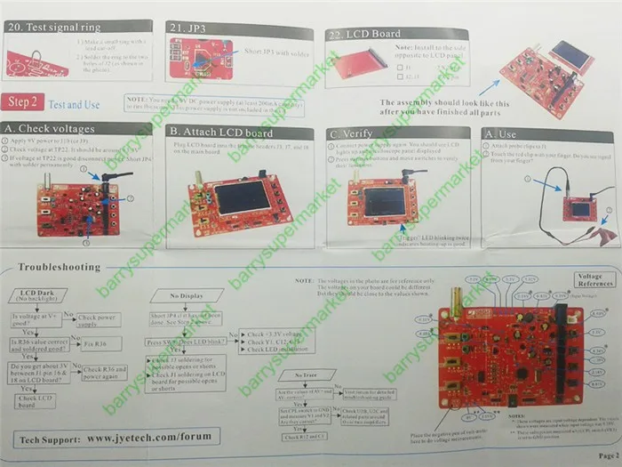 DSO138 Digital Oscilloscope DIY Kit DIY Parts for Oscilloscope Making Electronic diagnostic-tool Learning osciloscopio Set 1Msps