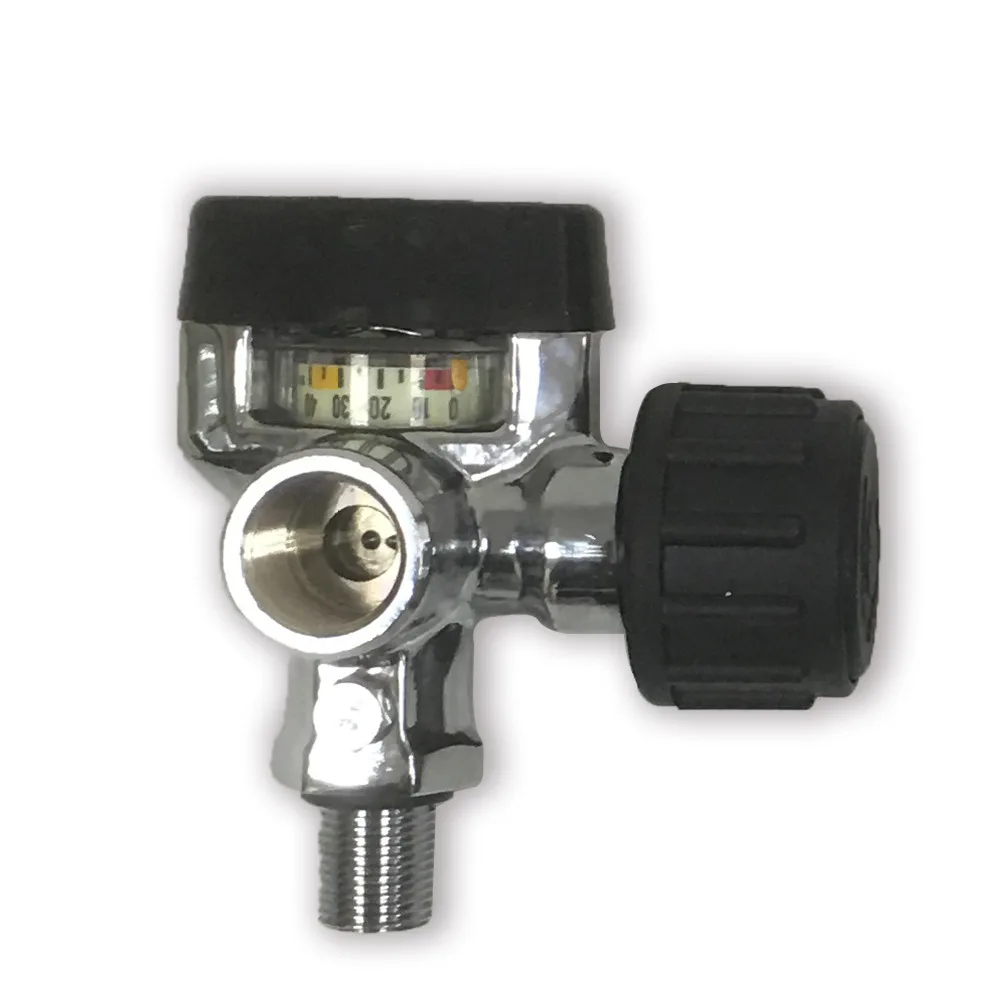 Válvula do Cilindro de ar Válvula de Garrafa de Fibra de Carbono com Grande Scba Sale 4500psi Tanque Comprimido Calibre- v Ac921 Hot 30mpa 4 Cheap Respiradores de fogo