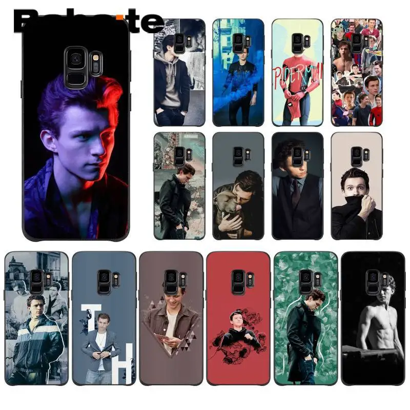 

Babaite Tom Holland DIY Printing Drawing Phone Case for Samsung Galaxy S9 plus S7 edge S6 edge plus S5 S8 plus case