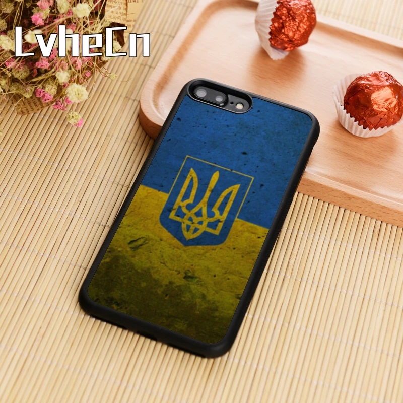 LvheCn флаг герб Украина чехол для телефона iPhone 5 6s 7 8 plus 11 pro X XR XS max samsung S7 edge S8 S9 S10 note |