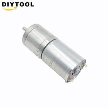 

DC 12V Gear Motor High Torque Electric Gear Reduction Motor Outer Diameter 25MM Full Metal Reduction DC Gear Motors