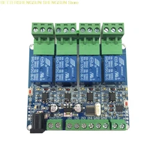 MODBUS-RTU 4 way relay module STM8S103 MCU two development RS485 communication TTL MODBUS-RTU 4 way relay module STM8S103 MCU two development RS485 communication TTL