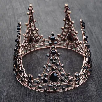 

Newborn Photography Props Accessories For Studio Baby Photo Shoot Flokati Girls Party Tiara Princess Rhinestone Crown Headband