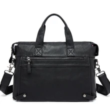 Мужская сумка из воловьей кожи высокого качества