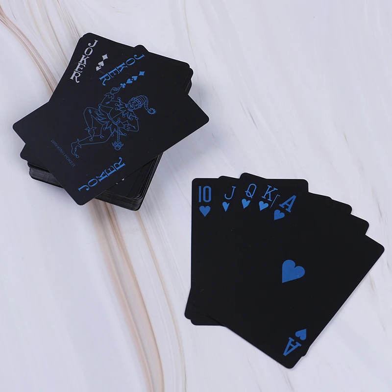 Waterproof PVC Plastic Playing Cards Set Trend 54pcs Deck Poker Classic Magic Tricks Tool Box-packed | Спорт и развлечения