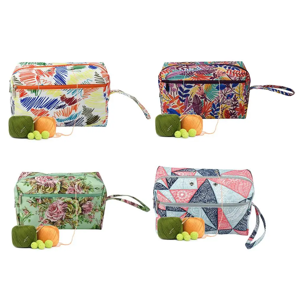 

DIY Knitting Tangle-Free Yarn Storage Tote Crocheting Supplies Organizer Sturdy Lightweight Knitting Crochet Bag