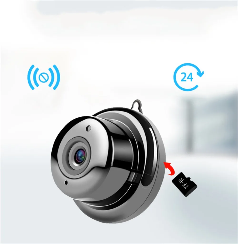 Мини Wi Fi/IP камера беспроводная Fi HD 720P Скрытая домашняя Камера Безопасности ИК