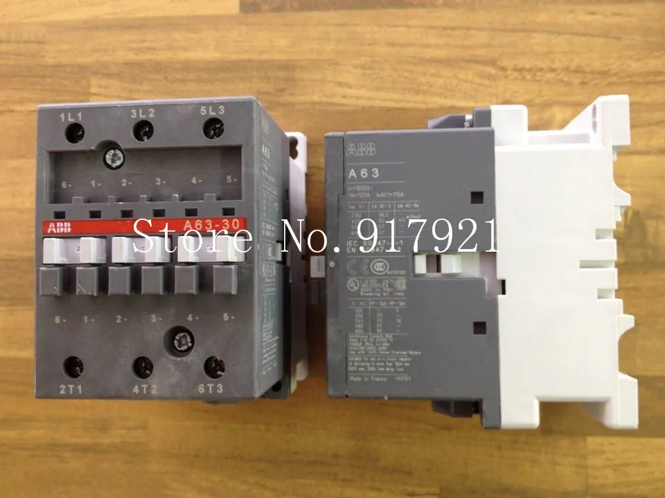 [ZOB] Оригинальный A63-30 AC24V AC Контактор 125A для обеспечения подлинности |