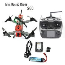 JMT Mini 260 2.4G 9CH SP Racing F3 DIY Quacopter Kit Full RTF FPV RC Drone 700TVL HD Camera 5.8G Video TX Carrying Bag F16051-K