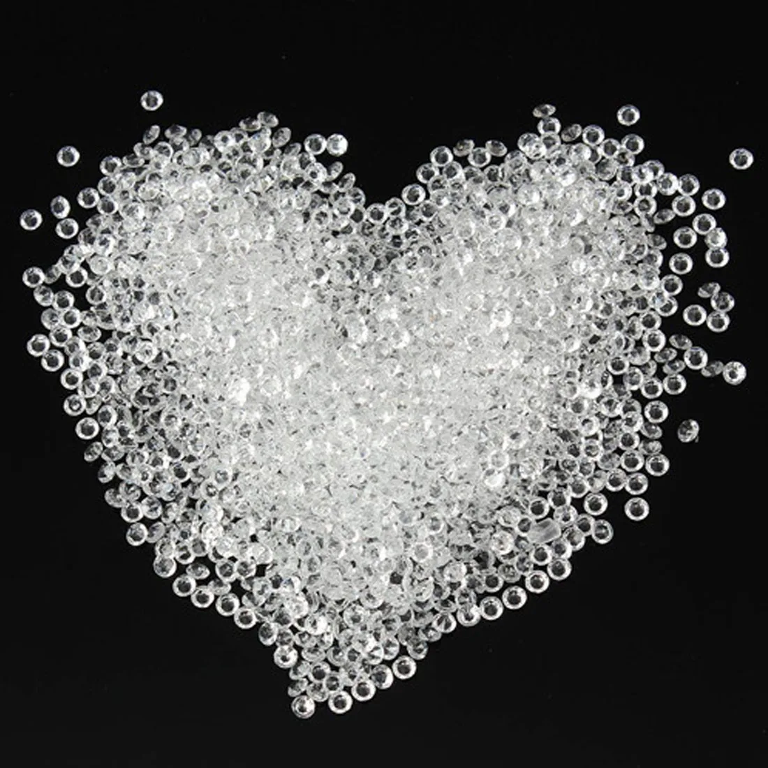 

2000pcs Mixed color Acrylic Crystal Diamond 4.5mm Crystal Gem Party wedding table decoration desktop decortion