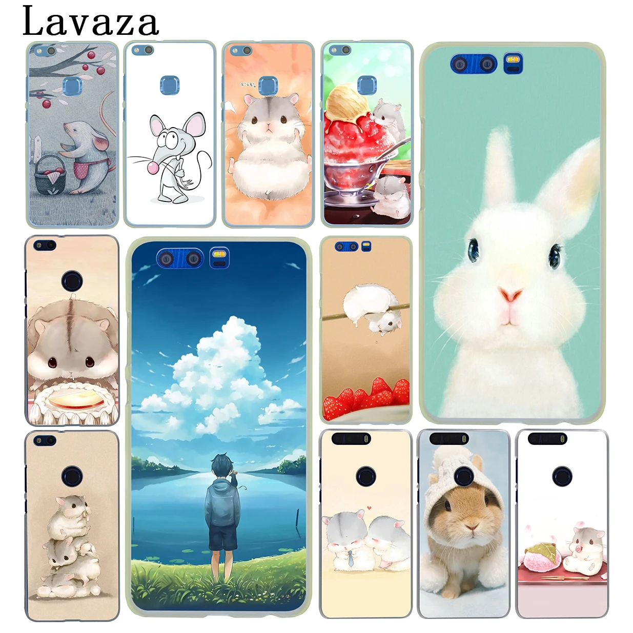 

Lavaza Rabbit mouse Hamster Hard Phone Cases for Huawei Honor 6A 7X 7C 7A 6C Pro 8 9 10 Lite 8C 8X Mate 10 20 Lite Pro Cover