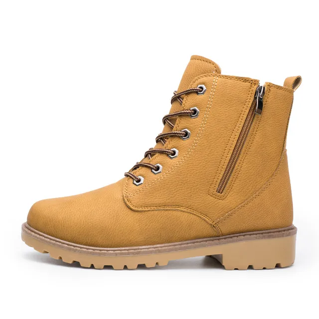 comfortable lace up work boots