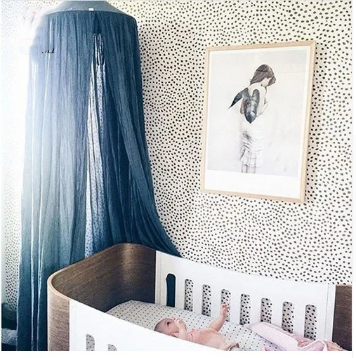 Baby Bed Curtain Children Room Decoration Crib Netting Baby Tent Cotton Hung Dome Baby Mosquito Net Photography Props Baby Bed Curtain Children Room Decoration Crib Netting Baby Tent Cotton Hung Dome Baby Mosquito Net Photography Props