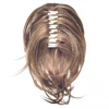 Soowee Braiding Hairpiece Synthetic Hair Blonde Black Clip In Hair Extension Curly Little Pony Tail Gray Claw Ponytail for Women 1