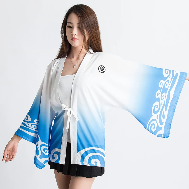 Sakata Gintoki Cosplay Long Chiffon 