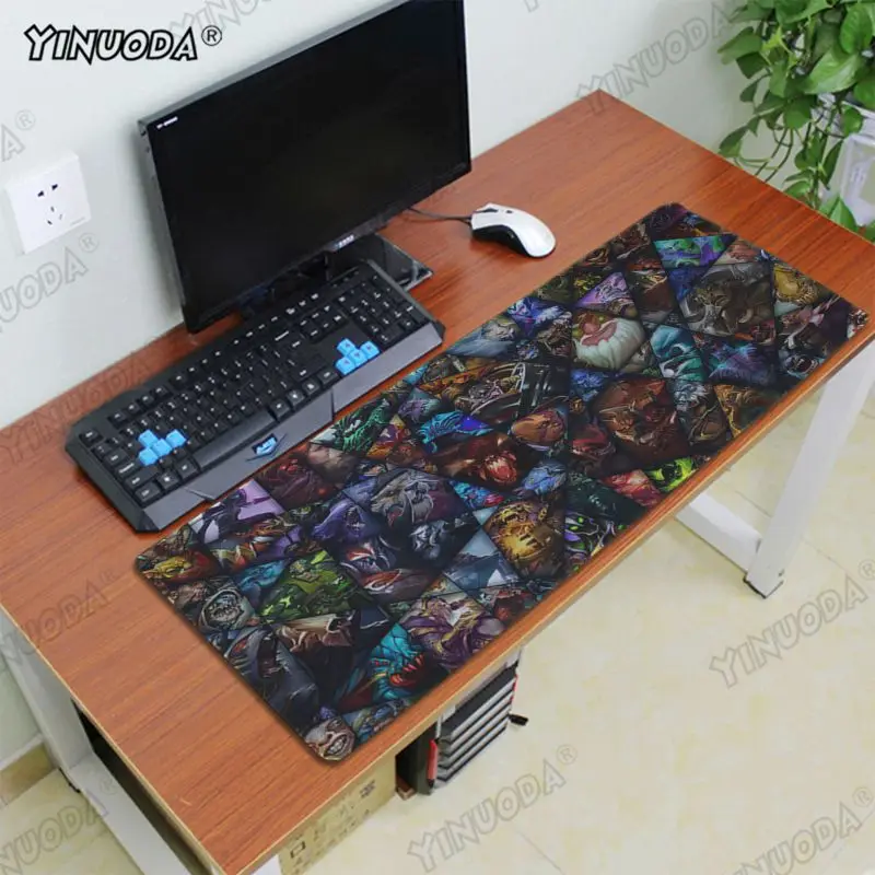 Yinuoda винтажный крутой игровой коврик Dota 2 настольный резиновый для мыши ноутбука