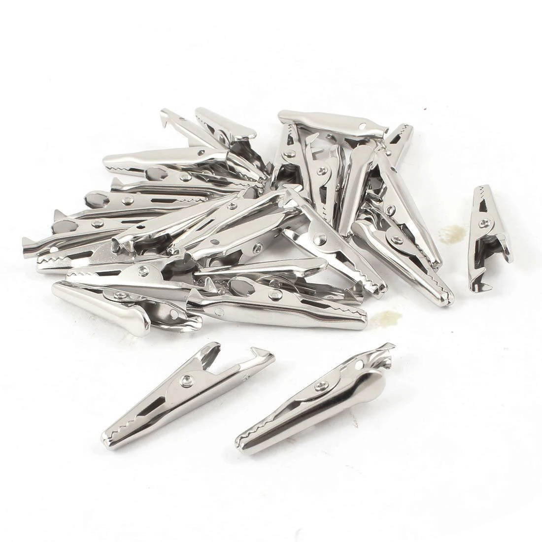 25Pcs Metal Insulated Alligator Clips Test Lead Crocodile Clamps Binder