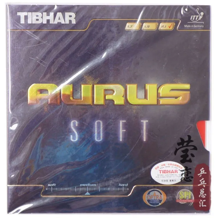 Оригинальные мягкие прыщи Tibhar Aurus для настольного тенниса резиновая быстрая