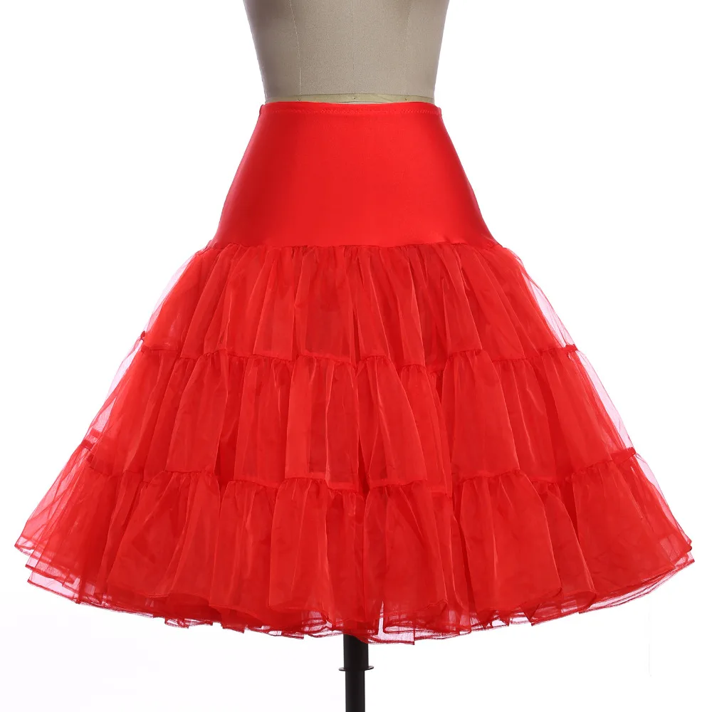 2018 Spring Cosplay Petticoat Woman Underskirt 65CM Length Knee Short Wedding Petticoat 3 Layers