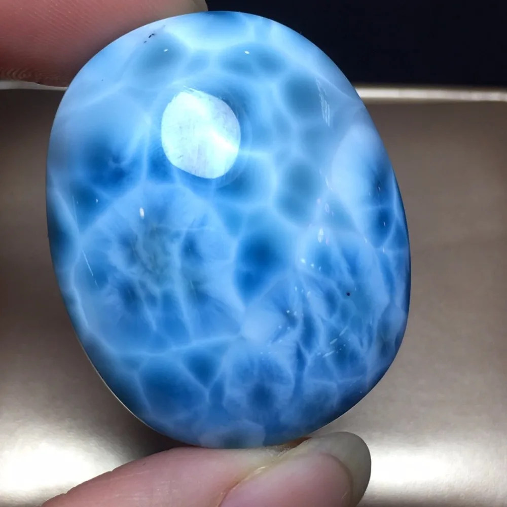 

Gems 24.81grams Natural Larimar Gemstones Loose Stones Loose Gems