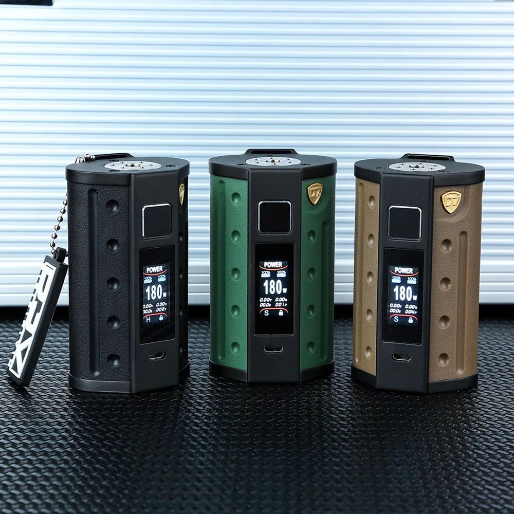 Оригинальный DEJAVU DJV D7 180W бокс мод с сенсорным экраном Asmodus GX180 чип UTC цветной экран