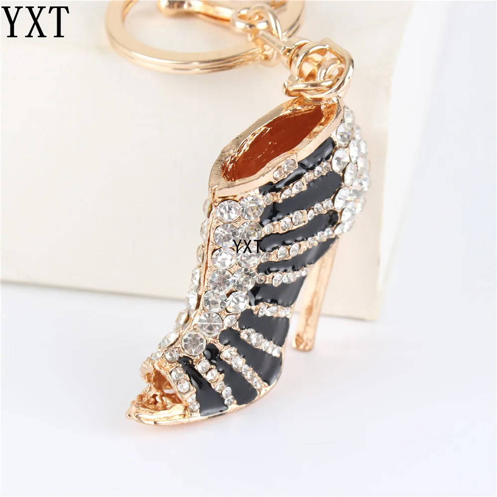 Брелок для ключей на высоком каблуке со стразами|lovers gift|key chain accessorieskeyrings gifts |