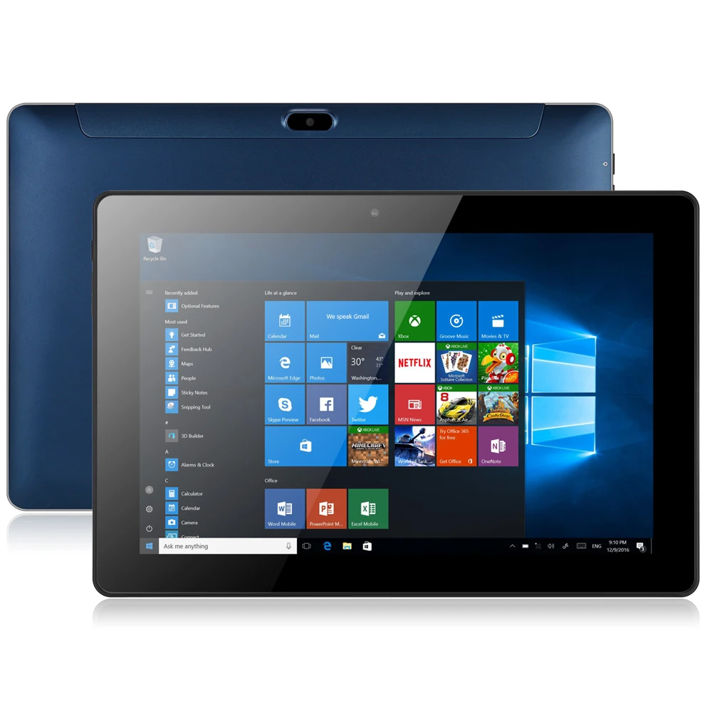 Lowest Price Pipo W1 Pro Tablet PC 10.1 inch Windows 10 Intel Atom X5-Z8350 1.44GHz Quad Core 4GB RAM 64GB ROM Dual Cameras Tablets PC