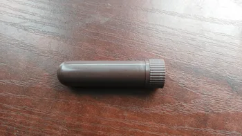 

Pack of 100sets Nasal Inhaler Parts For Filling Essential Oils (Four Parts Per set including cotton wicks, brown/coffee color)