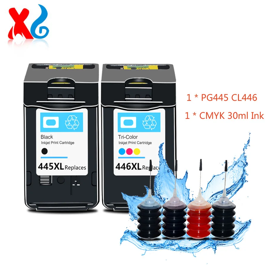 Чернильный картридж PG 445 CL 446 и чернильный Комплект для заправки 445XL PG445 CL446