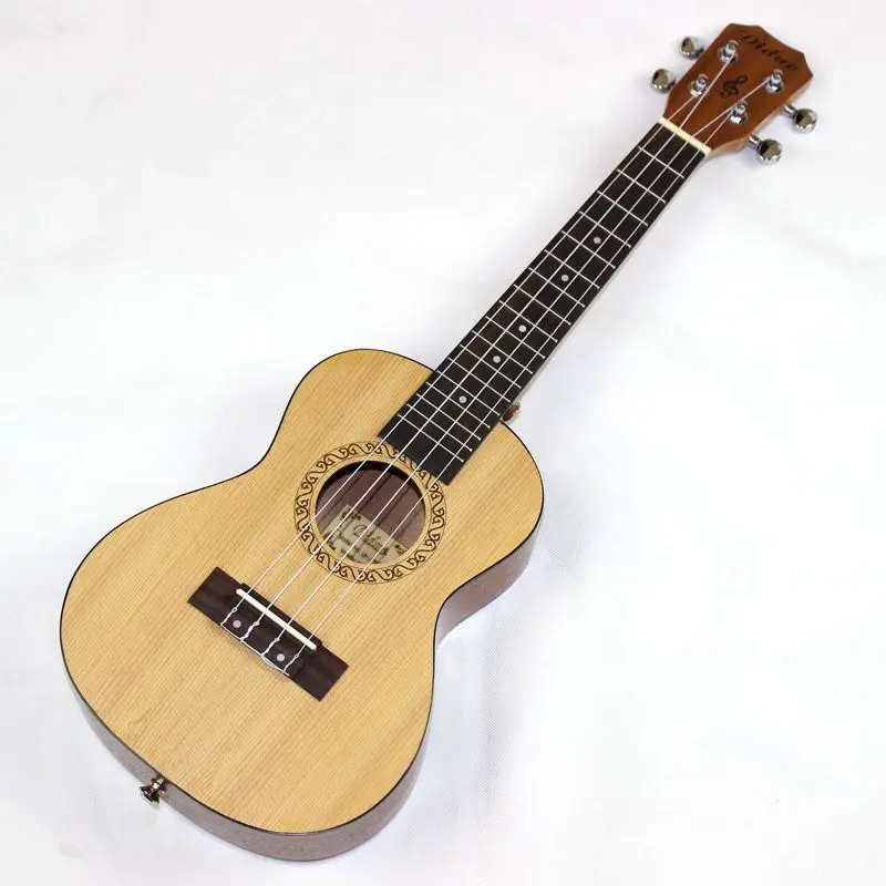 

Concert Ukulele 23 Inch Electric Guitar 4 Strings Ukelele Guitarra Wood Picea Asperata Mahogany White Guitarist Mini Uke
