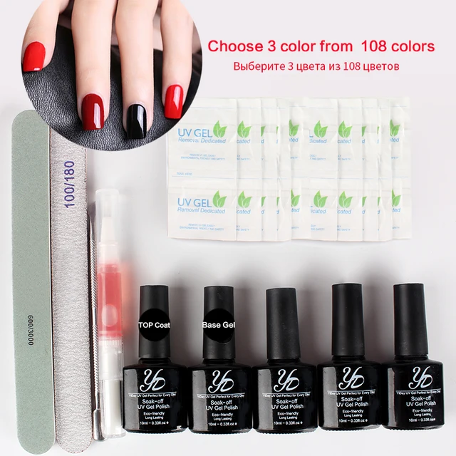 Uv Gel Nail Polish Soak Off Base Coat No Wipe Top Set High Uv Gel Nail Polish Soak Off Base Coat No Wipe Top Set High Quality Long