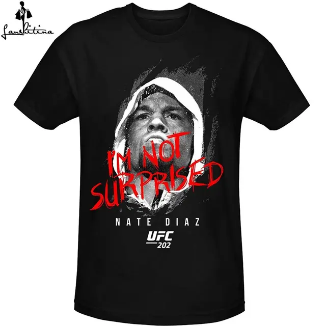 Los hombres de Moda Casual Camisa Camiseta Nate Diaz "No