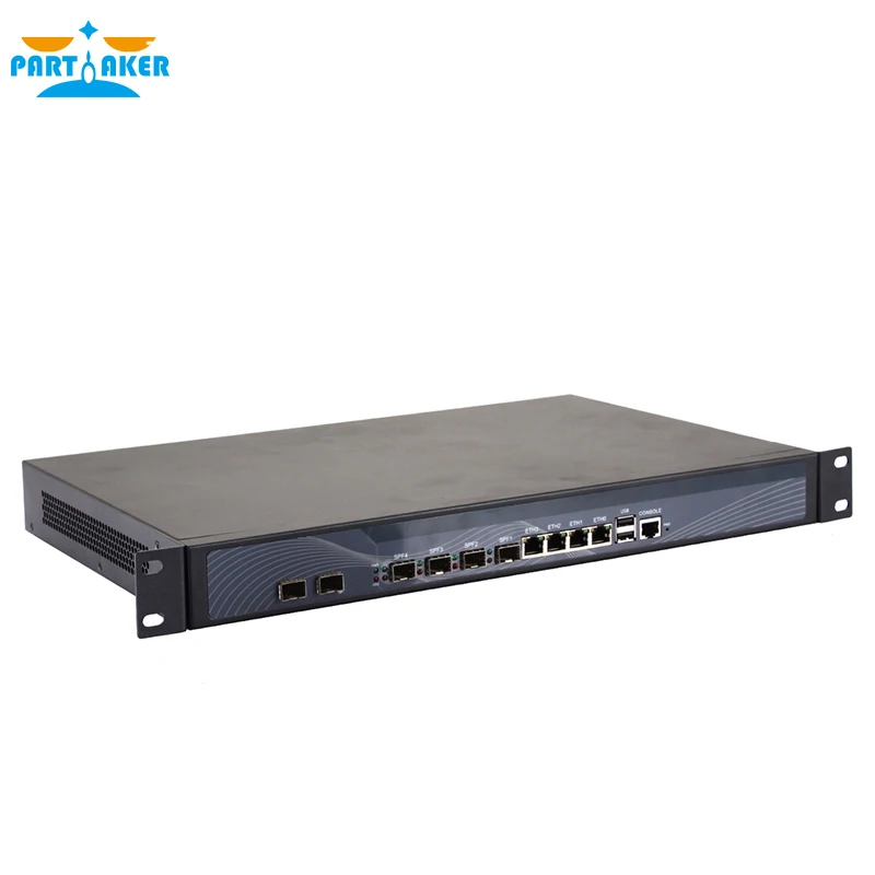 Причастником R19 Core I7 4770 4G ram 64G SSD стандарт 1U Тип мультисервис край сетевой маршрутизатор с 6 оптического волокна