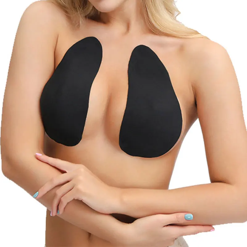 

Dotrend 1Pair Lift Up Invisible Bra Self Adhesive Push Up Bra Silicone Pads Breast Lift Tape Bra Sticky Strapless Bras for Women