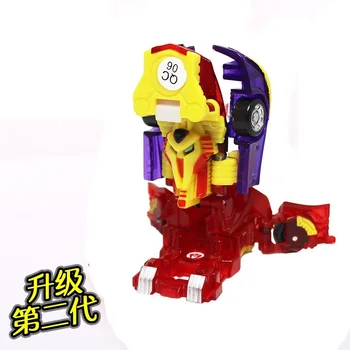 

Mobile Humanoid Robot Garage Kit Transformation Magic Card Cars Toys For Children Action & Toy Figures Plastic Deformation Model