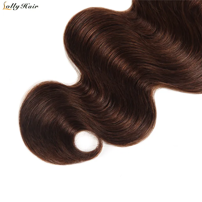 2# dark brown body wave hair bundles (2)