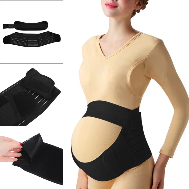 3PCS Maternity Belly Bands Belt Pregnancy Antenatal Bandage Belly Band Back Support Belt Abdominal Binder For Pregnant Women 