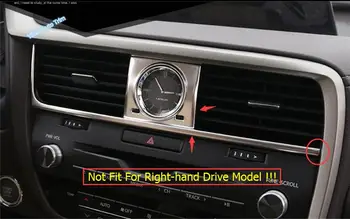 

Lapetus Stainless Steel Interior For Lexus RX RX450h 2016 2017 2018 2019 2020 Central Control Air Conditioning Panel Bezel Trim