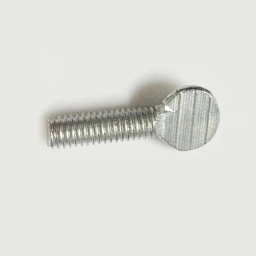 Wkooa Thumb Screw Steel Spade Head M6 Length 25 mm Right Hand