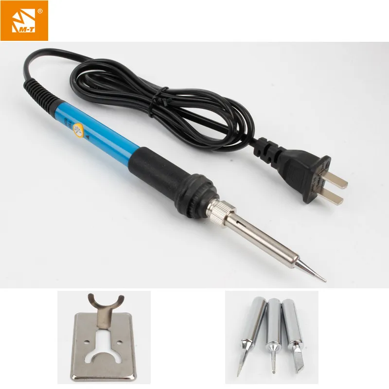  M-Triangle 220V 60W Adjustable Temperature Electric Welding Soldering Iron set tools for Repair work