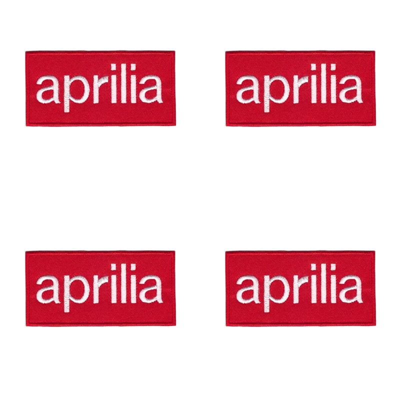 

Aprilia Motor Racing Embroidered Patch Iron on Sewing Applique Clothes Shoes Bags Decoration Patch Apparel DIY Sewing Accessorie
