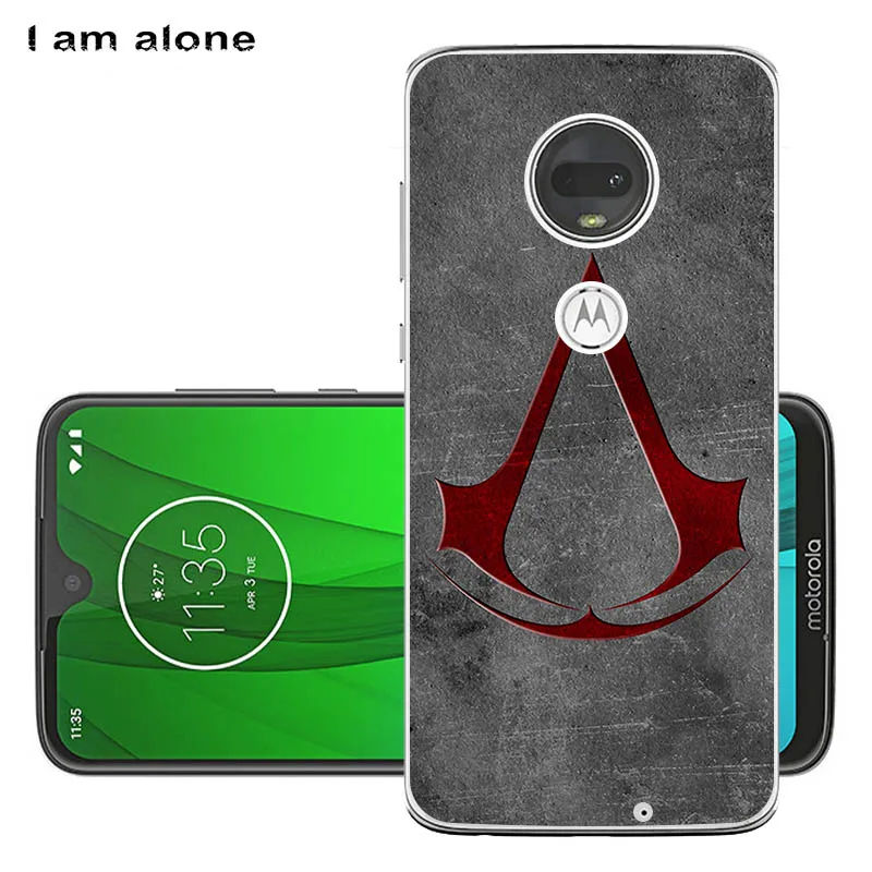 Чехлы для телефонов I am alone для Motorola Moto G7 G7 Play G7 power Solf из ТПУ, модные милые Чехлы для Moto G7