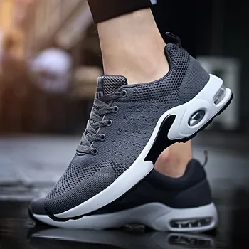 

Running Shoes Men Mesh outdoor Sports Sneakers Footwear Breathable Air Cushion Athletic Sneakers Zapatilla Hombre size 39-44