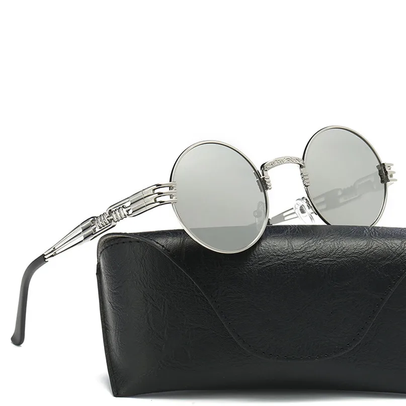 Sport Sunglasses Cycling Eyewear Women Summer Vintage Retro Round Glasses Unisex Fashion Aviator Mirror Lens Travel glass #2J06 (16)