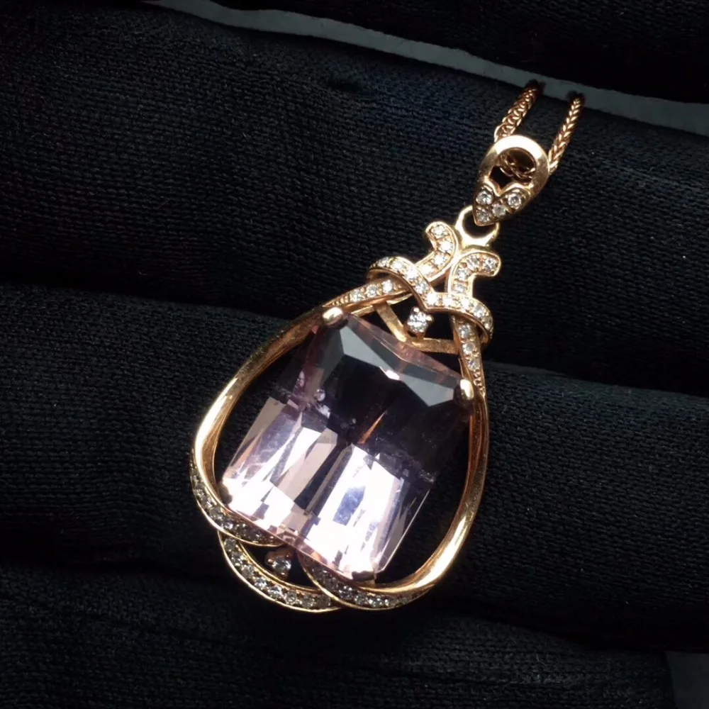 Ювелирные изделия настоящее чистое 18 K Белый Золотой ювелирные AU750 100% натуральный