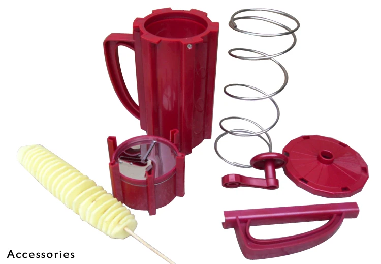  New Manual Stainless Steel Spiral Potato Slicer Potato Tower Kitchen Garget Fruits Vegetable Tools  - 32838153577